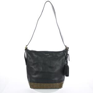 Coach Legacy Studded Black Leather Duffle Bag 26413